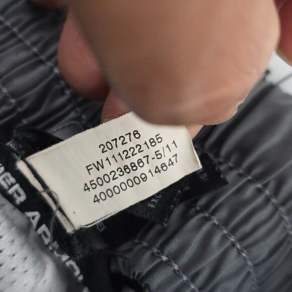 Under Armour track pants gray mens small 6883 - Picture 11 of 12
